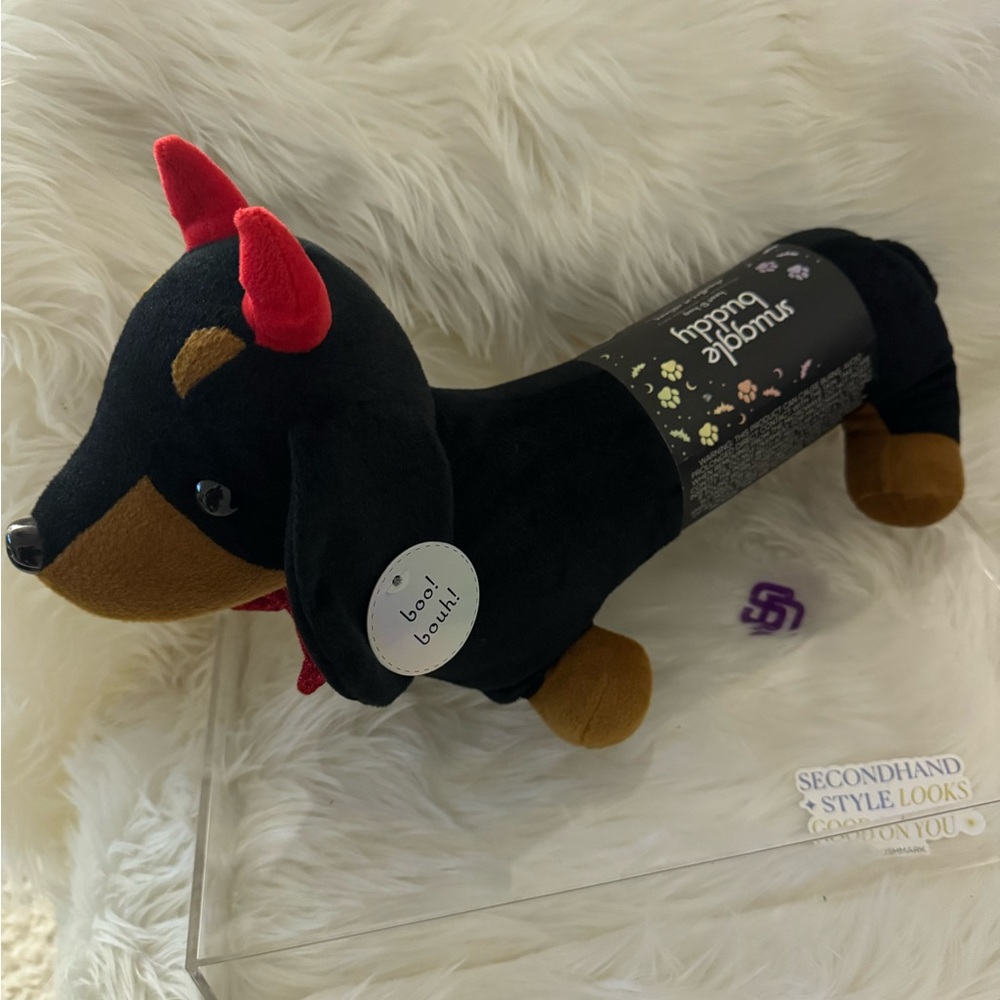 Dachshund Devil “Snuggle Buddy”, New With Tags. Heat & Hug.